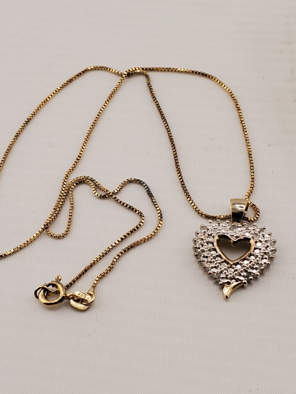 FAS Sterling Heart Necklace